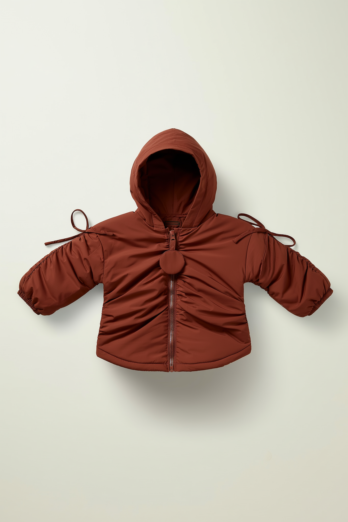 Kids Cinnamon Hooded Puffer