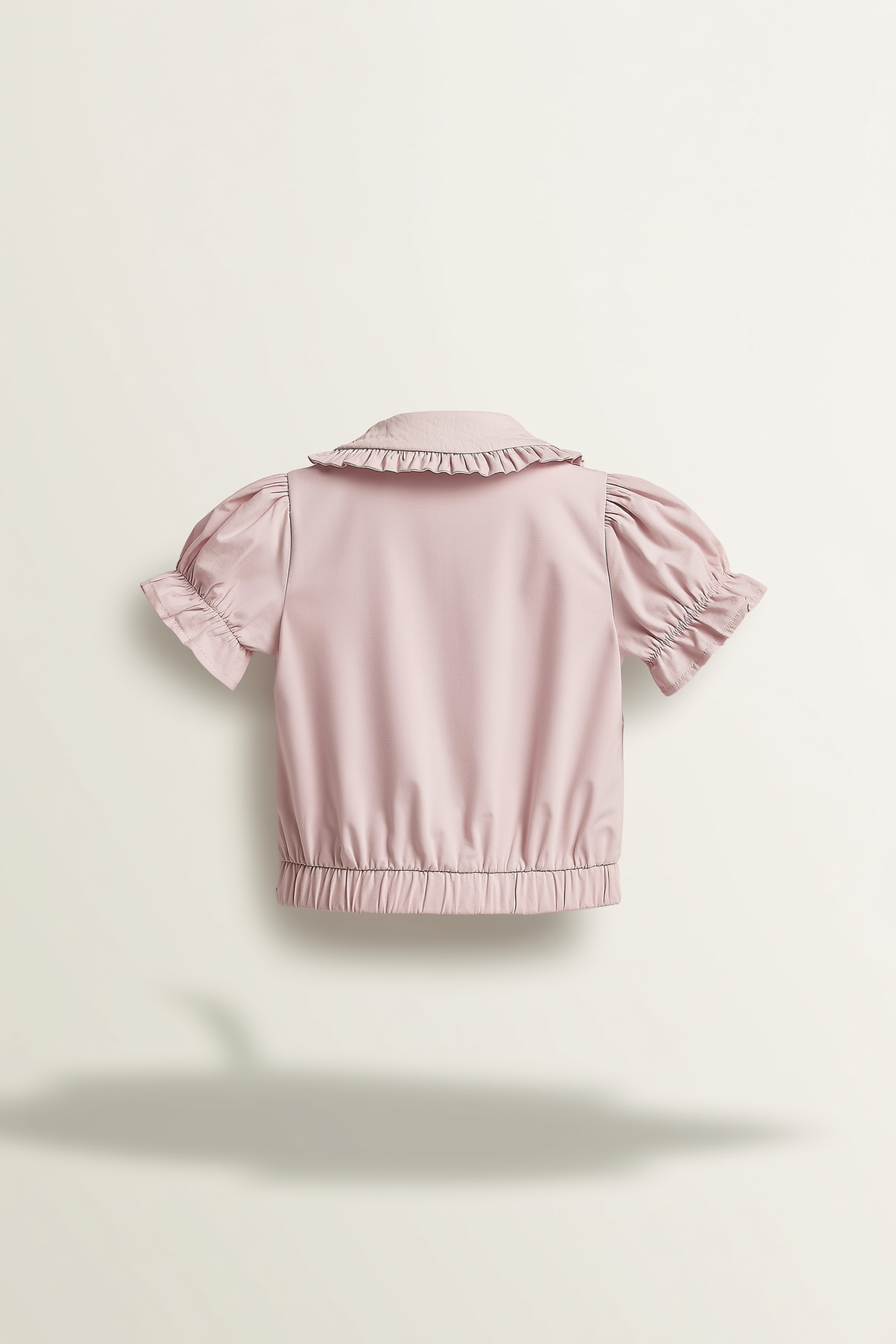 Pink Short Sleeve Collared Shirt
