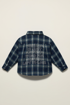 Boys' Checkered Shirt with Patch Detail