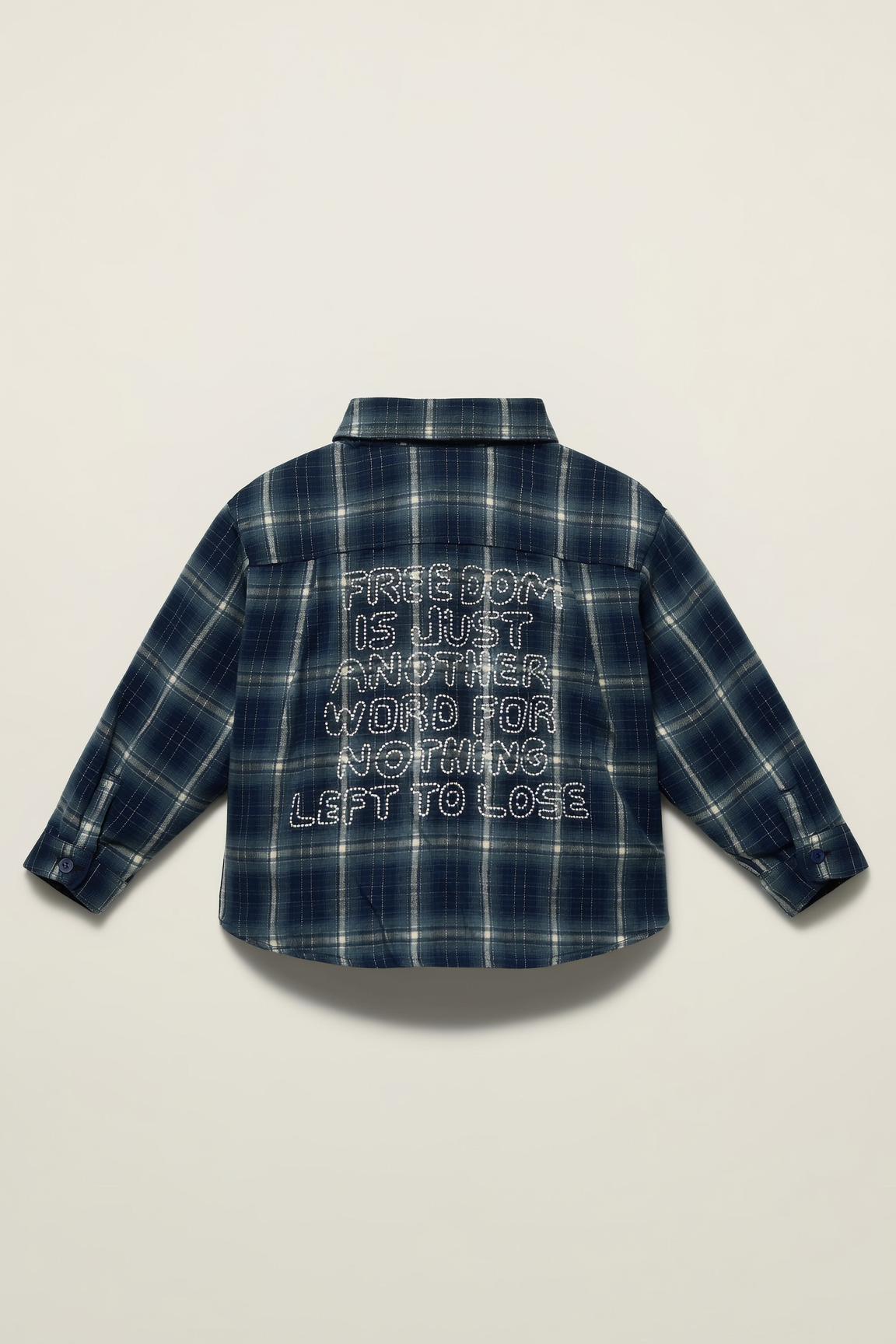 Boys' Checkered Shirt with Patch Detail