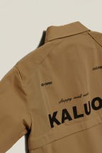 Kids' Chocolate Brown Cargo Pocket Shirt