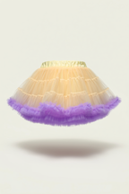 Girls’ Ombre Tulle Tutu Skirt – Peach & Lavender