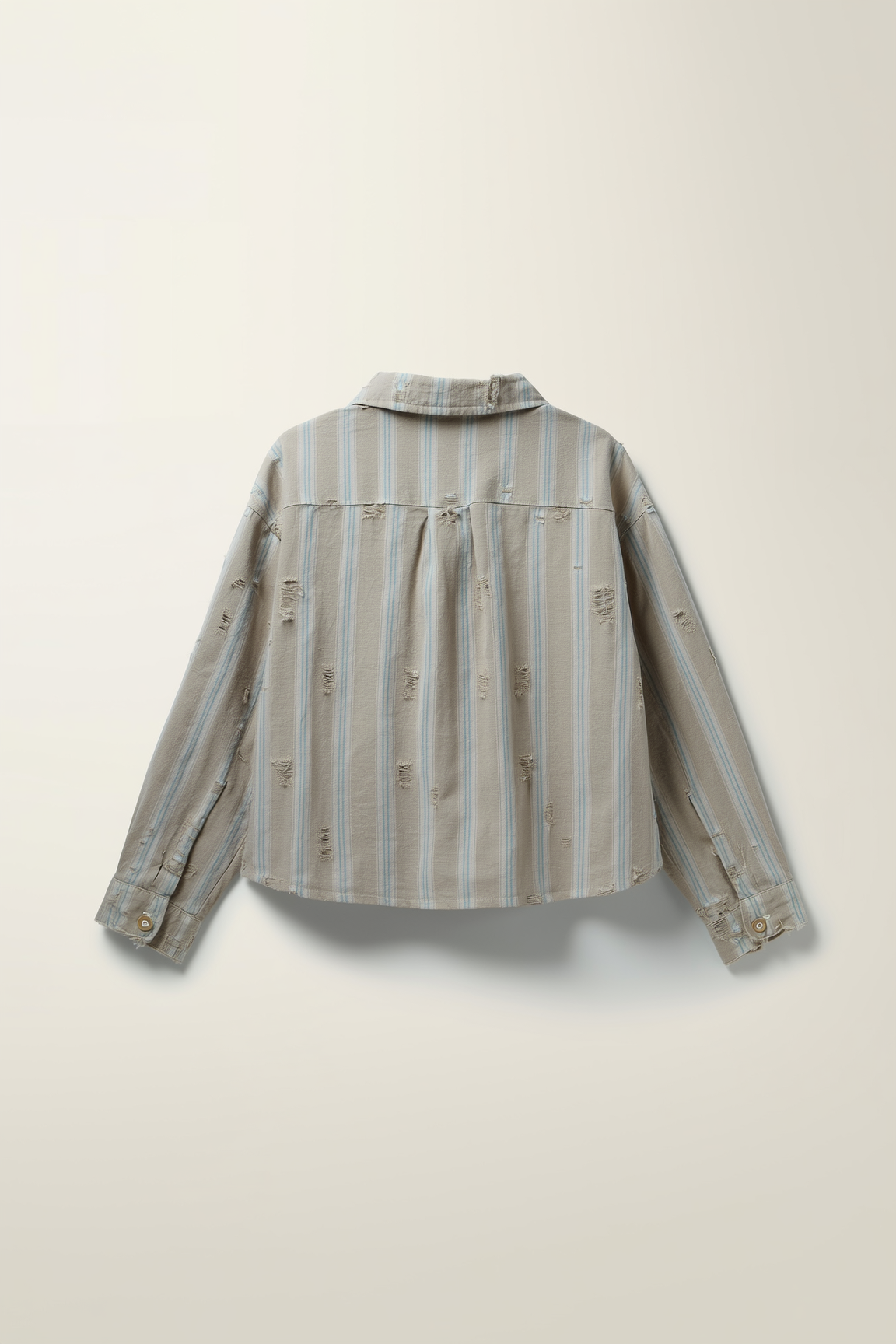 Kids' Ripped Vertical Stripe Shirt