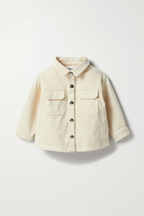 Kids' Pure Cotton Utility Shacket
