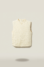 Sleeveless Diamond Quilt Vest