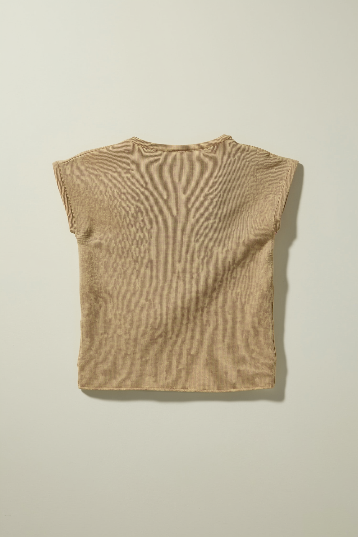 Girl's Beige Haute Bloom Embellished Knit Top
