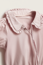 Pink Short Sleeve Collared Shirt