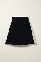 Kids' Sporty Stripe Patch Skirt