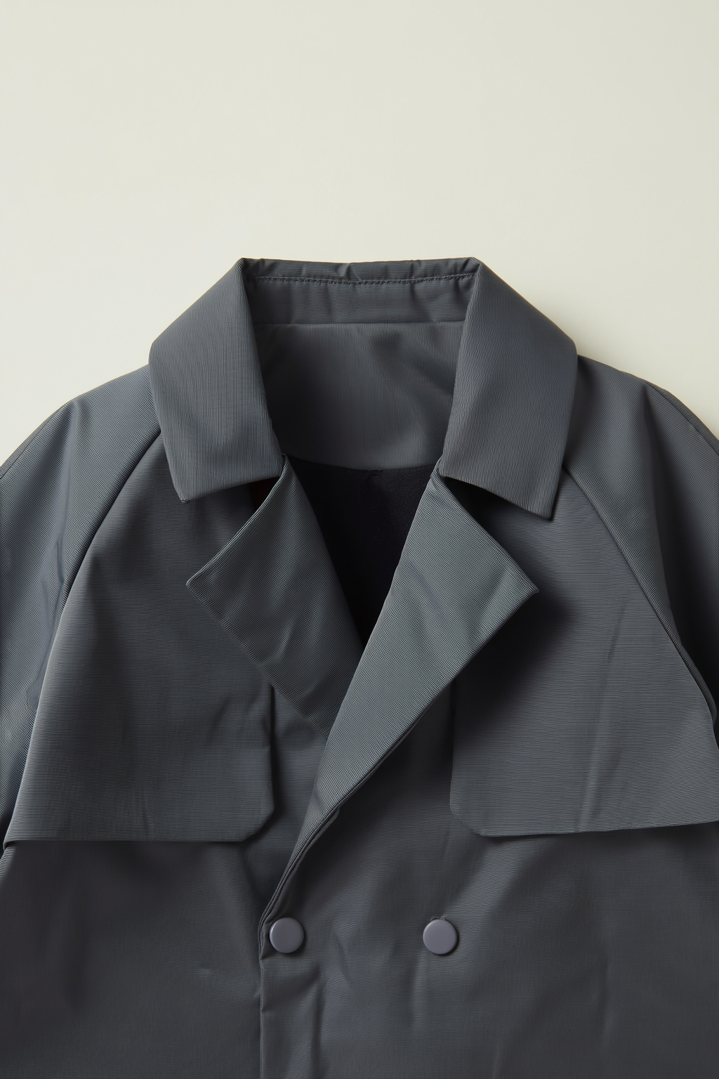 Charcoal Grey Double Breasted Jacket