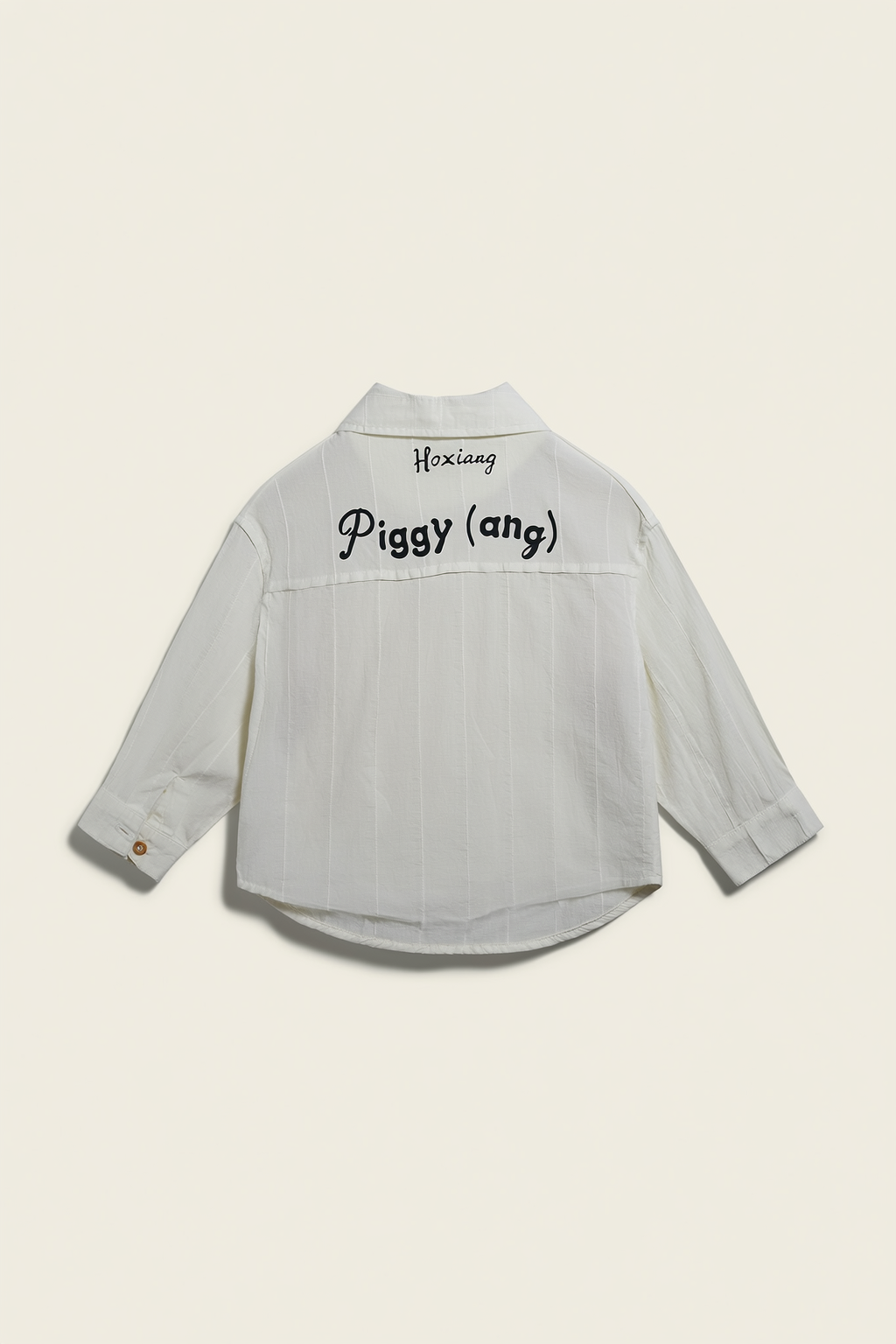 Youth Textured Shirt with Frayed Hem