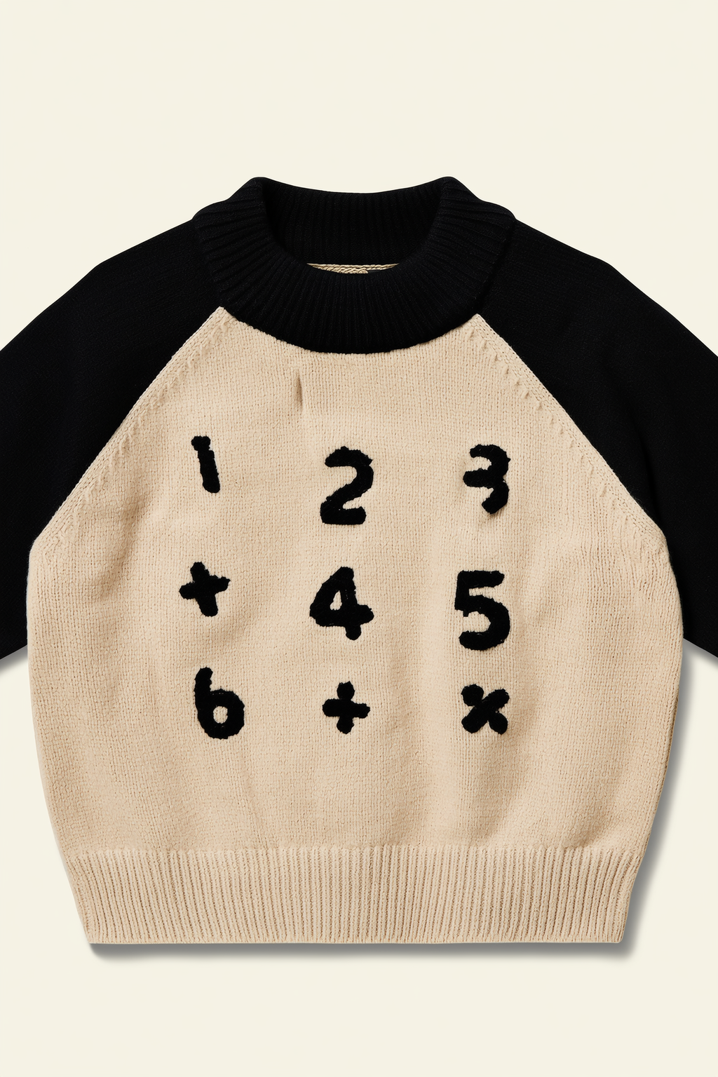 Unisex kids Number Play Knit Sweater