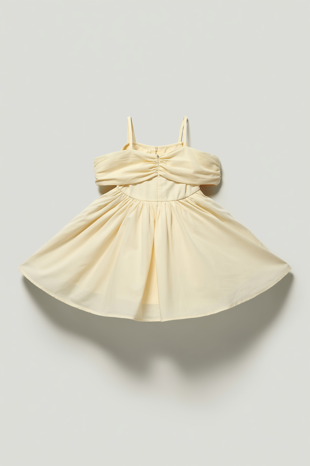 Buttercup Spaghetti Strap Flare Dress