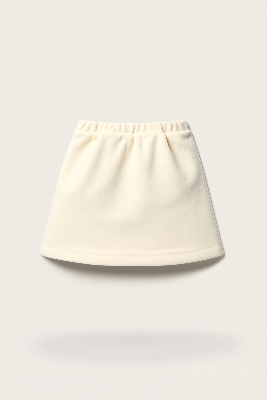 Girls' Corduroy A-Line Skirt with Rose Embroidery
