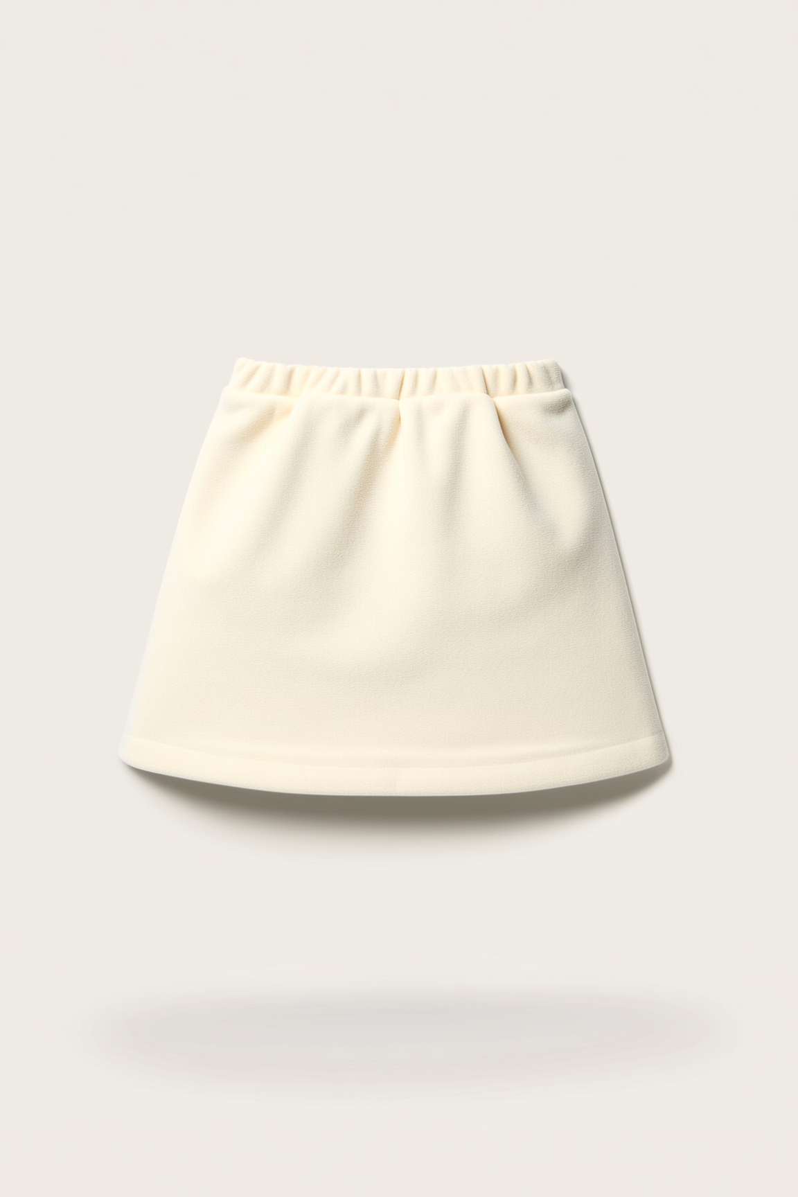 Girls' Corduroy A-Line Skirt with Rose Embroidery