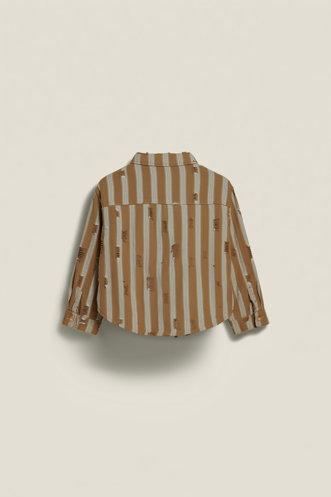 Kids' Ripped Vertical Stripe Shirt