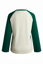 kids' long-sleeve raglan t-shirt with embroidered teddy bears