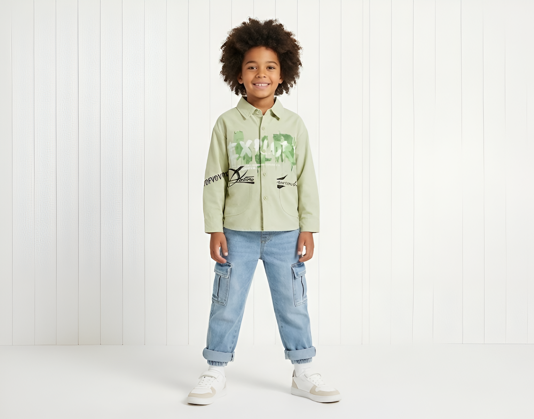 Boy's Handcrafted Diversity Stream Shirt