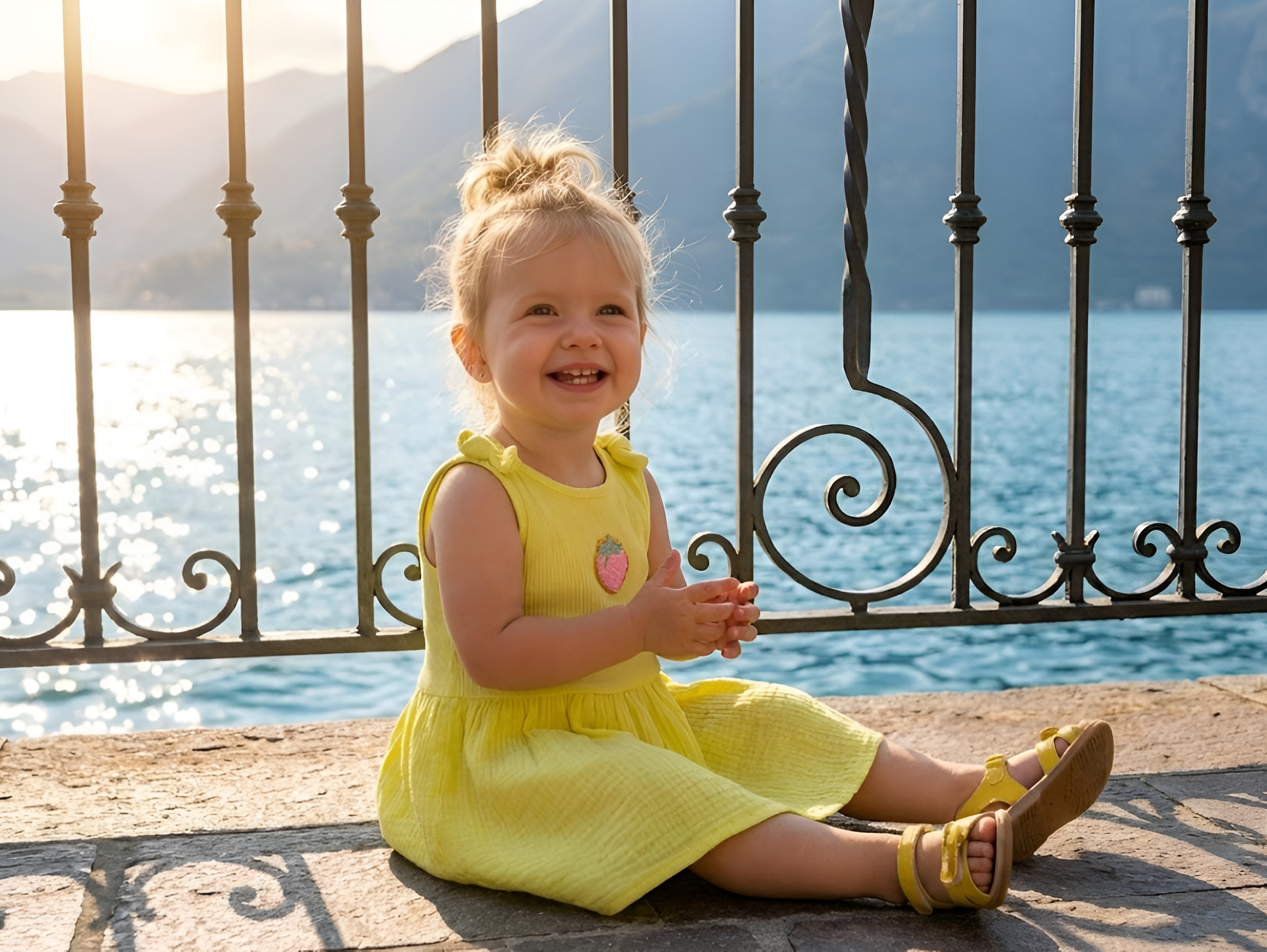 Baby Girls' Bright Neon Summer Dress