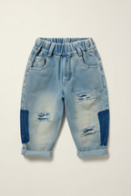 Kids Distressed Denim Jeans