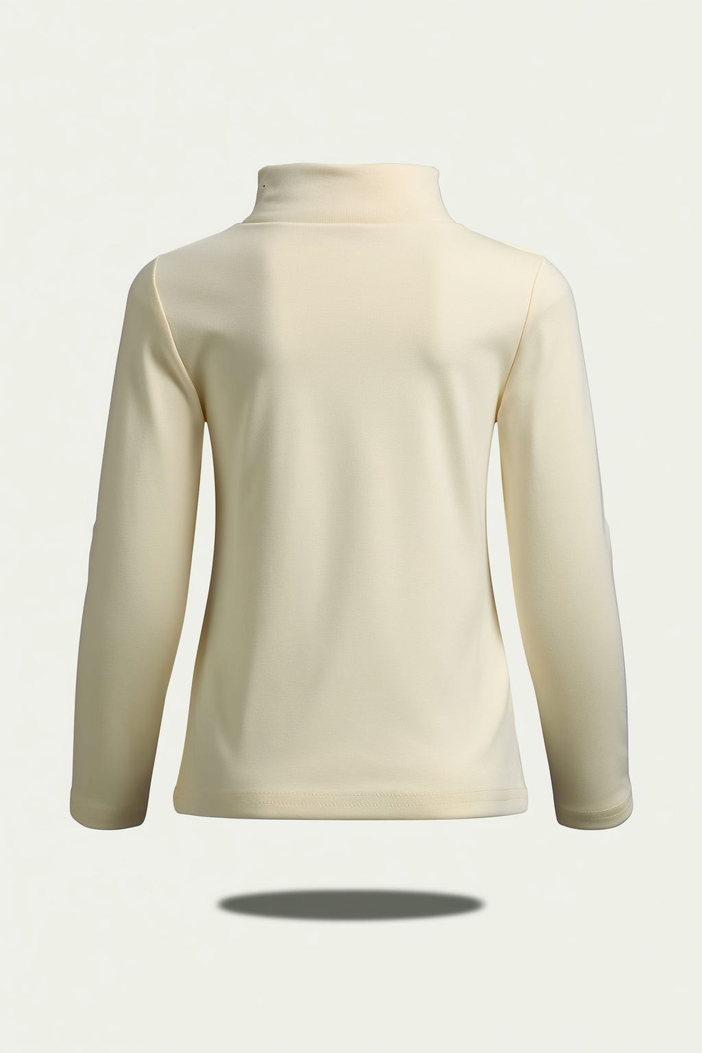 Girls’ off white High-Neck Top with Barbie Embroidered Patch