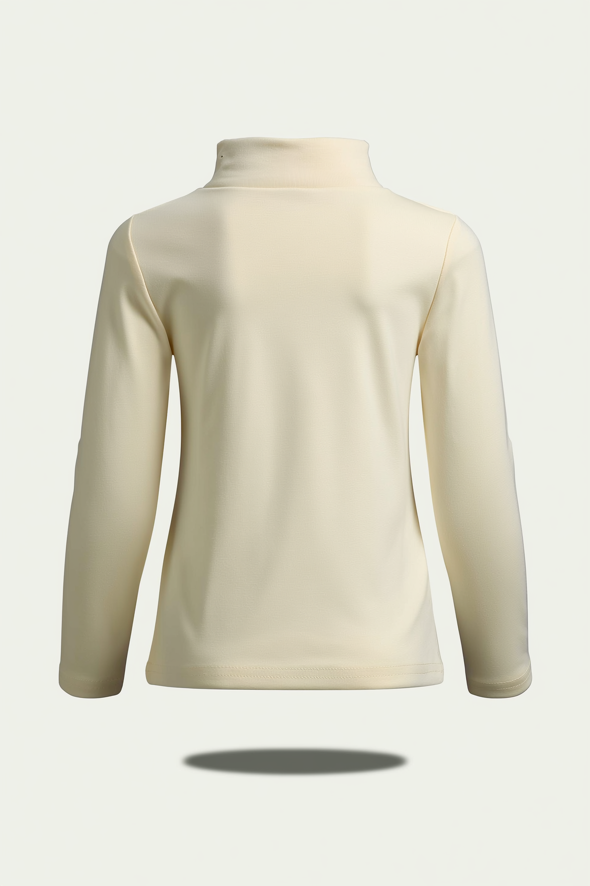 Girls’ off white High-Neck Top with Barbie Embroidered Patch