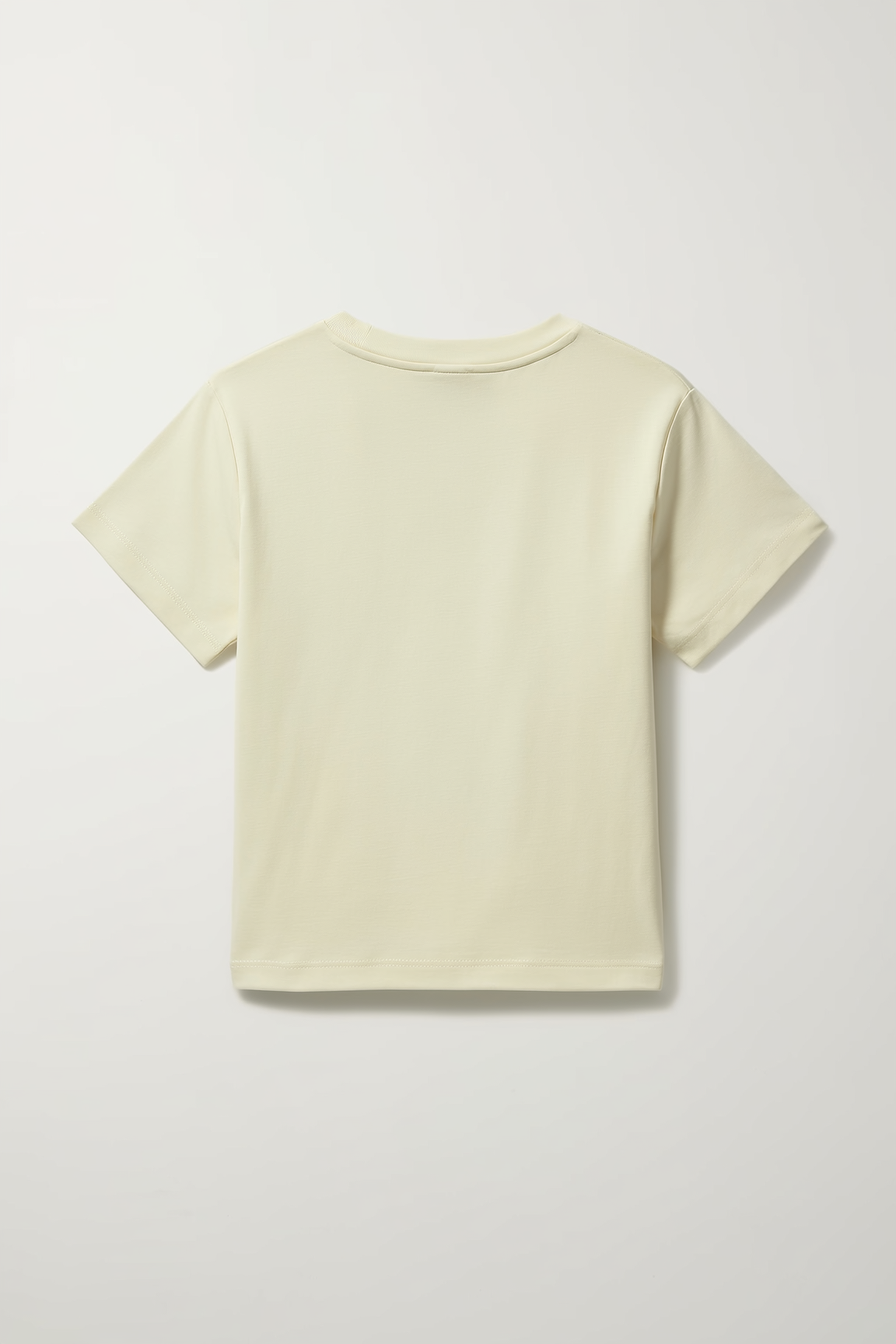 Kids' Off-White T-Shirt with Christmas Flower Graphic