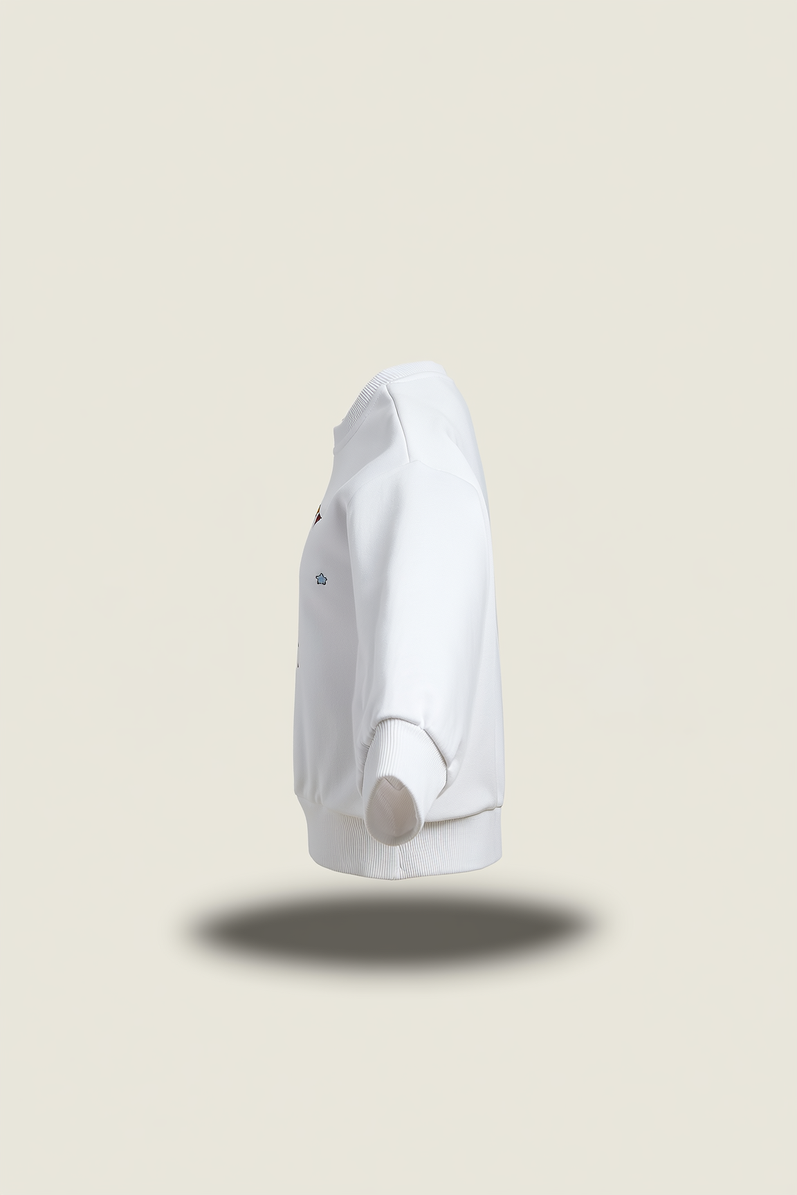 Girl Mushroom Hunt Print Raglan Sweatshirt