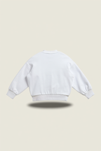 Girl Mushroom Hunt Print Raglan Sweatshirt