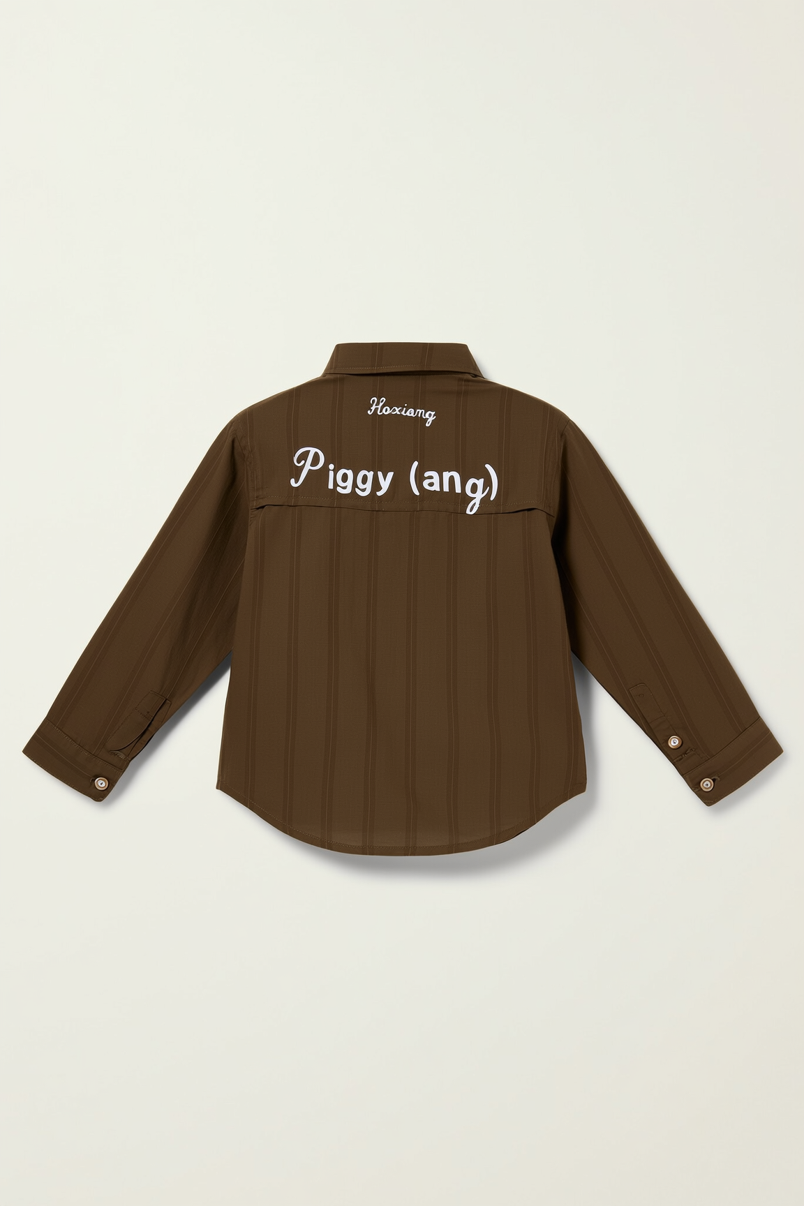 Youth Textured Shirt with Frayed Hem