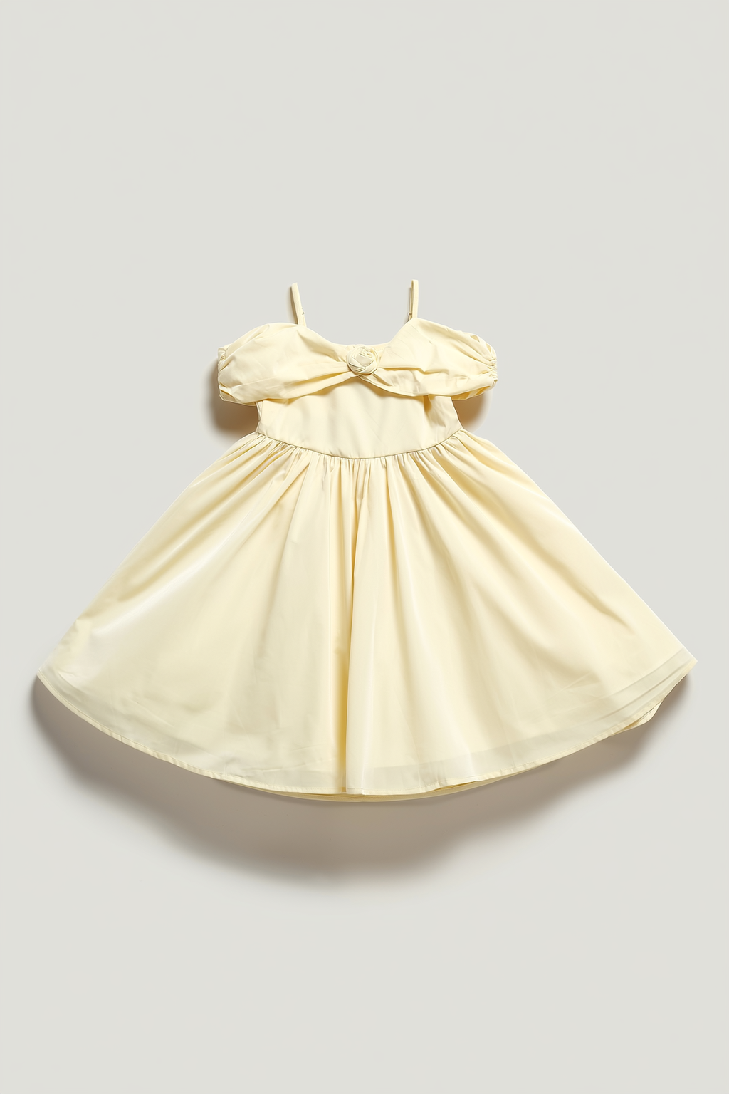 Buttercup Spaghetti Strap Flare Dress