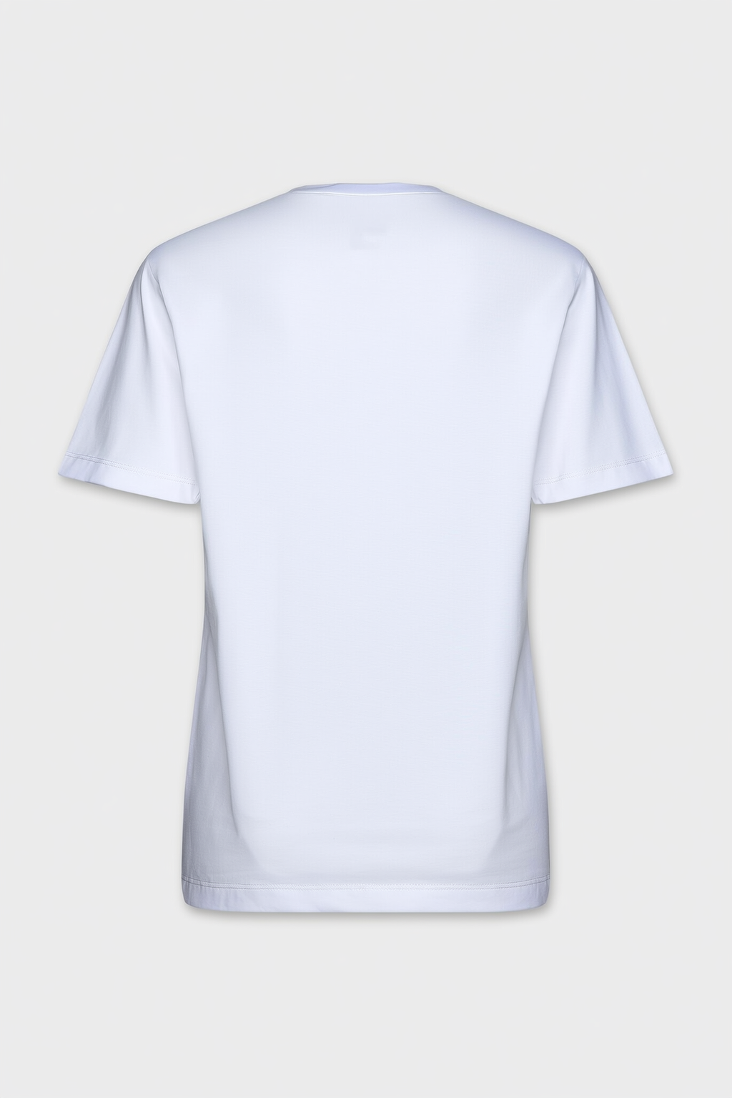 Kids' Blue Flower Heart Print White Tee