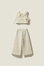 Ivory Floral Textured Co-ord Set