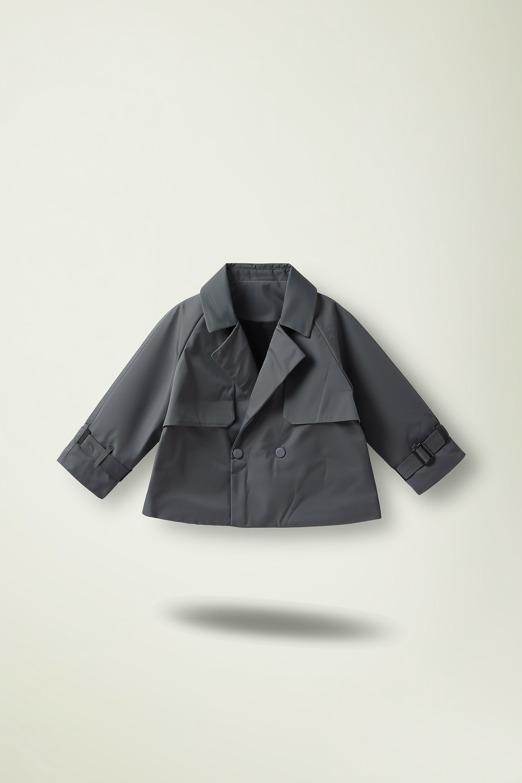 Charcoal Grey Double Breasted Jacket