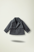 Charcoal Grey Double Breasted Jacket