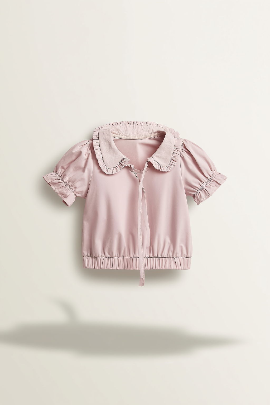 Pink Short Sleeve Collared Shirt