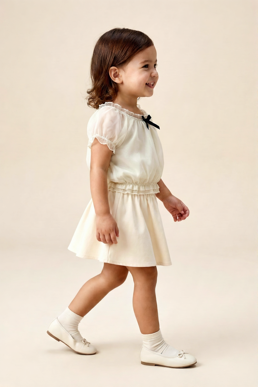 Off-Shoulder Ruffle Trim Blouse