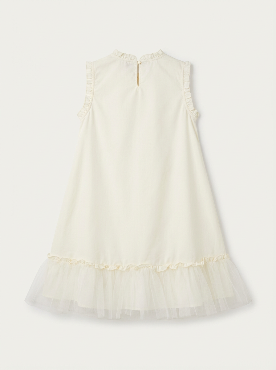Sleeveless A-line dress for girls