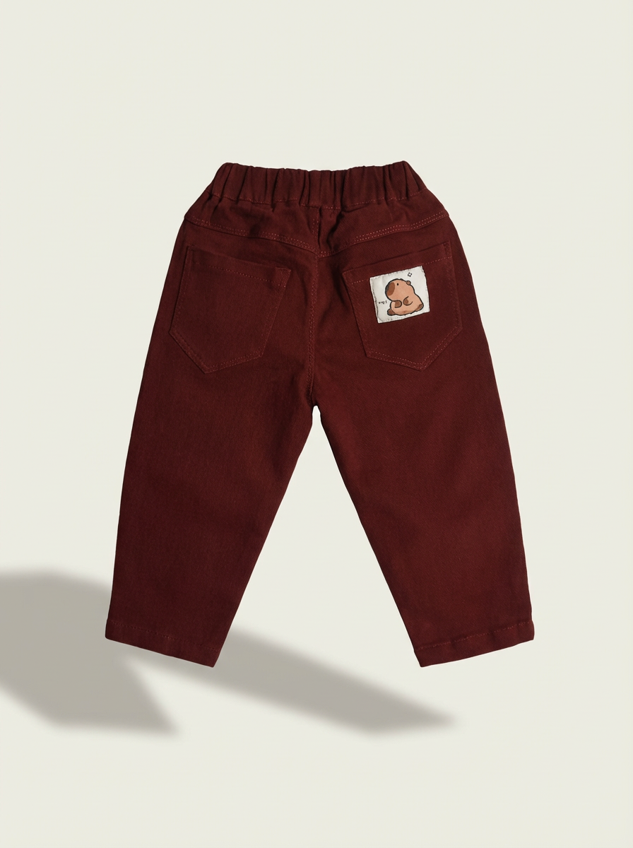 Boys maroon trousers
