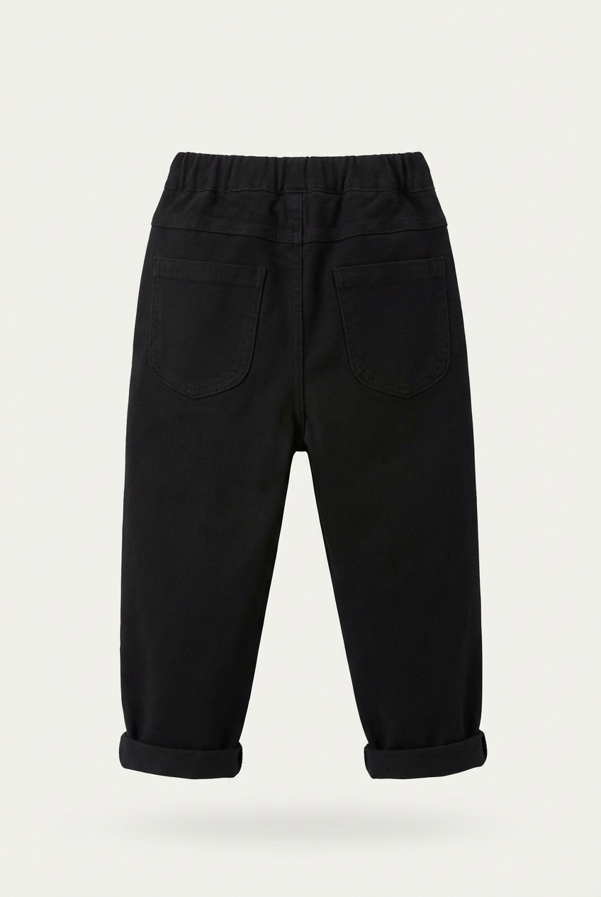Black Soft Touch Jersey Utility Joggers