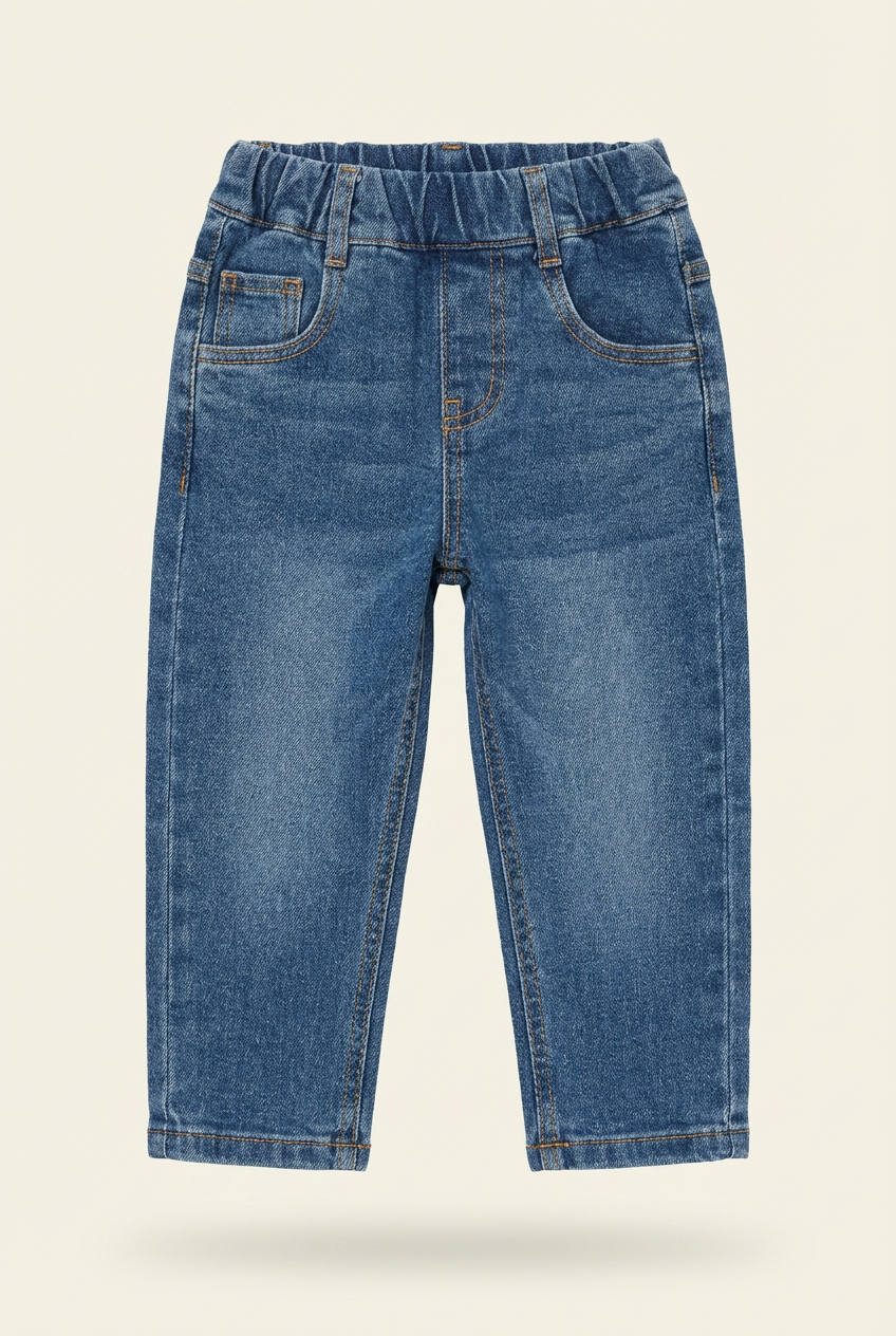 Boys Regular Fit Mid Rise Jeans