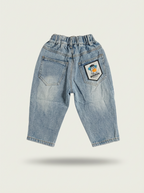 Boys light blue distressed denim jeans