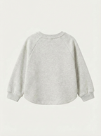 Kid's Grey Motif-detail sweatshirt