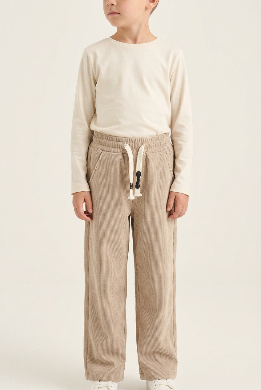 kids Boys beige corduroy pants