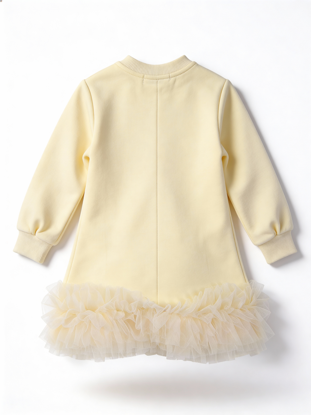 Girls heart and bow detail dress