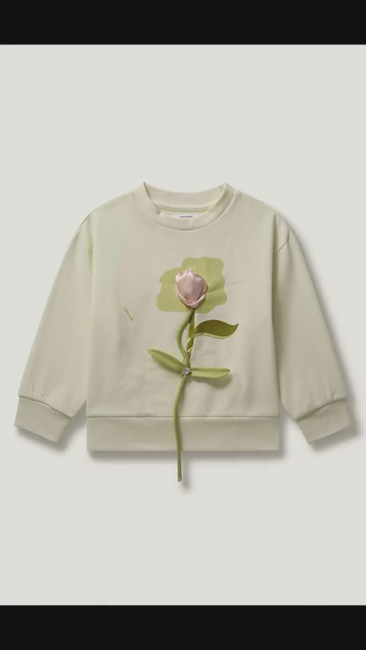 The Blooming Stem Cotton Sweatshirt